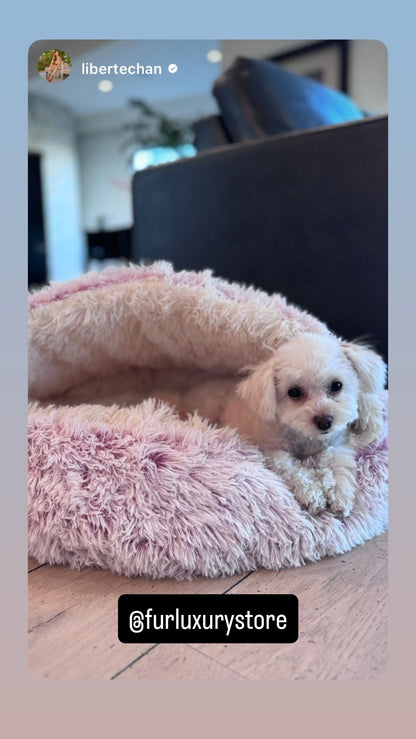 Cozy cocoon-style dog bed®
